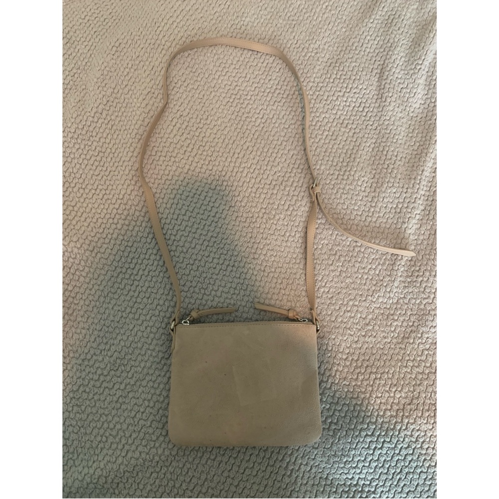 Old Navy- Gray/tan crossbody purse